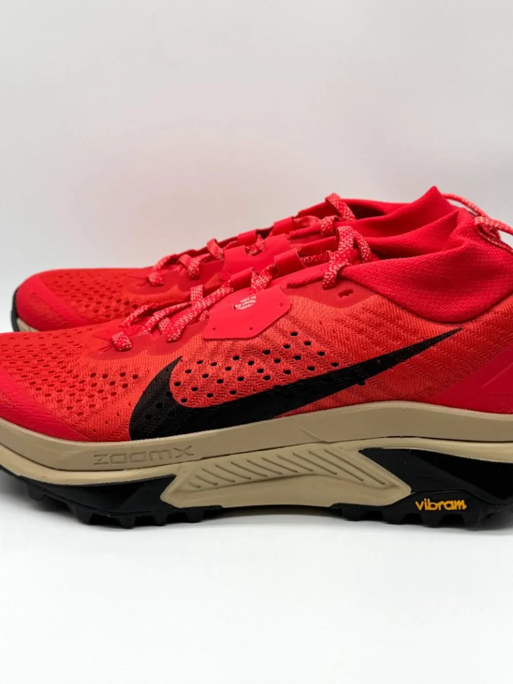 Nike ACG Mens Zegama Trail Shoes Crimson Black Sz 10.5 New Outdoors HV8113-600